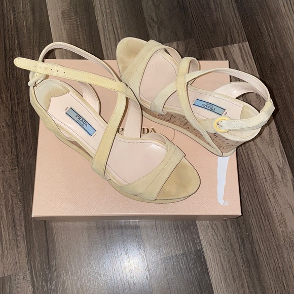 Prada cork wedges - Picture 2 of 8